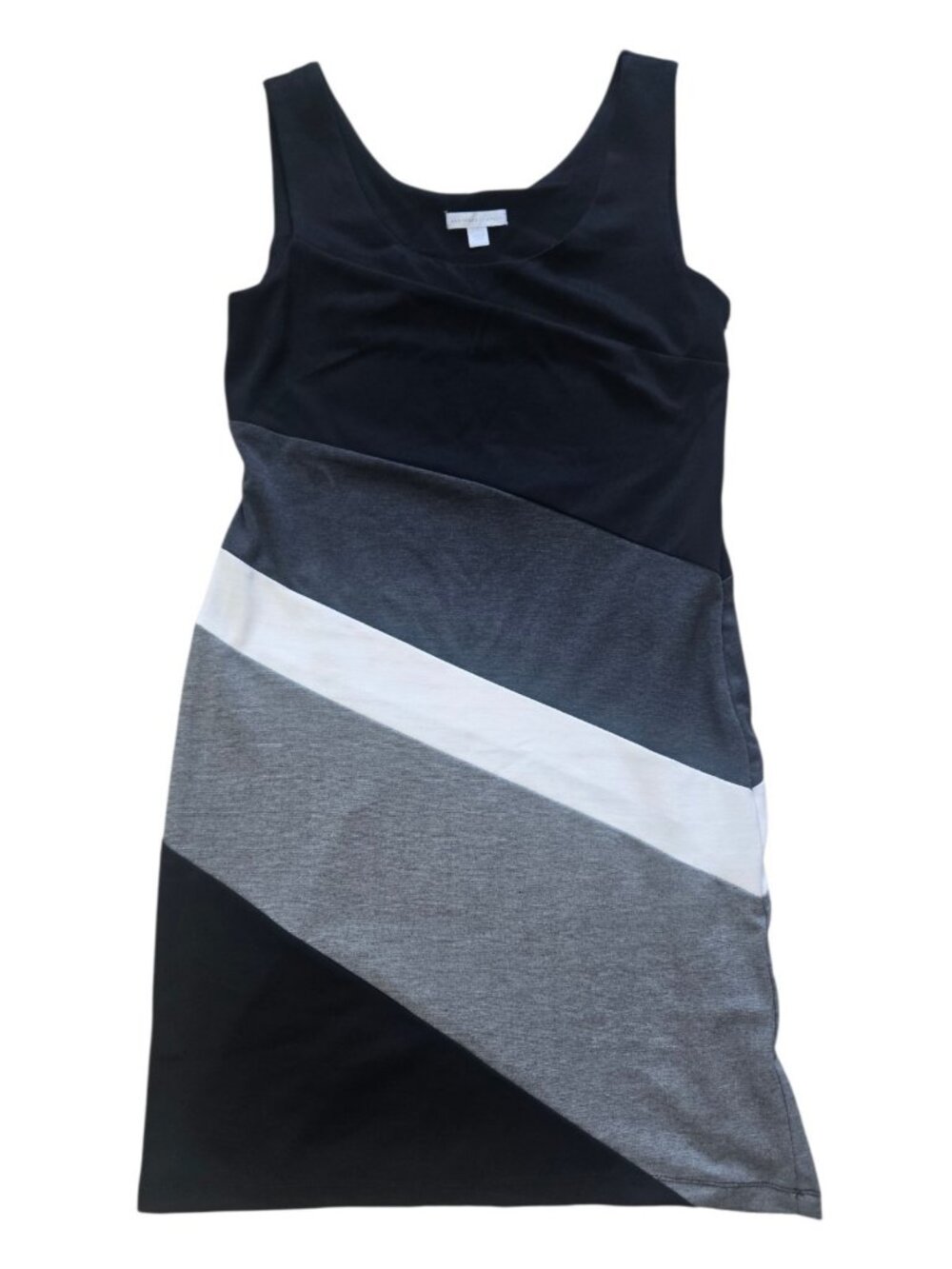 NWT New York & Company Sheath Dress Medium Colorblock Sleeveless Scoop Neck